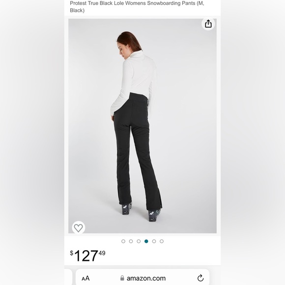 NWT Protest True Black Lole Womens snowboarding pants - Picture 3 of 12